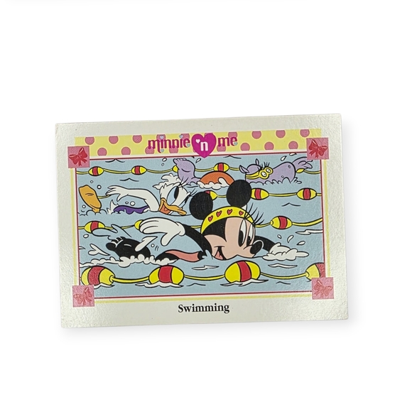 Disney Other - Vintage Disney Minnie Mouse Swimming Trading Card